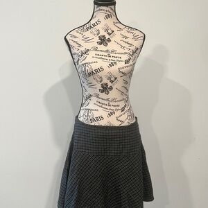 Fun & Flirt Plaid A-Line Skirt, Large